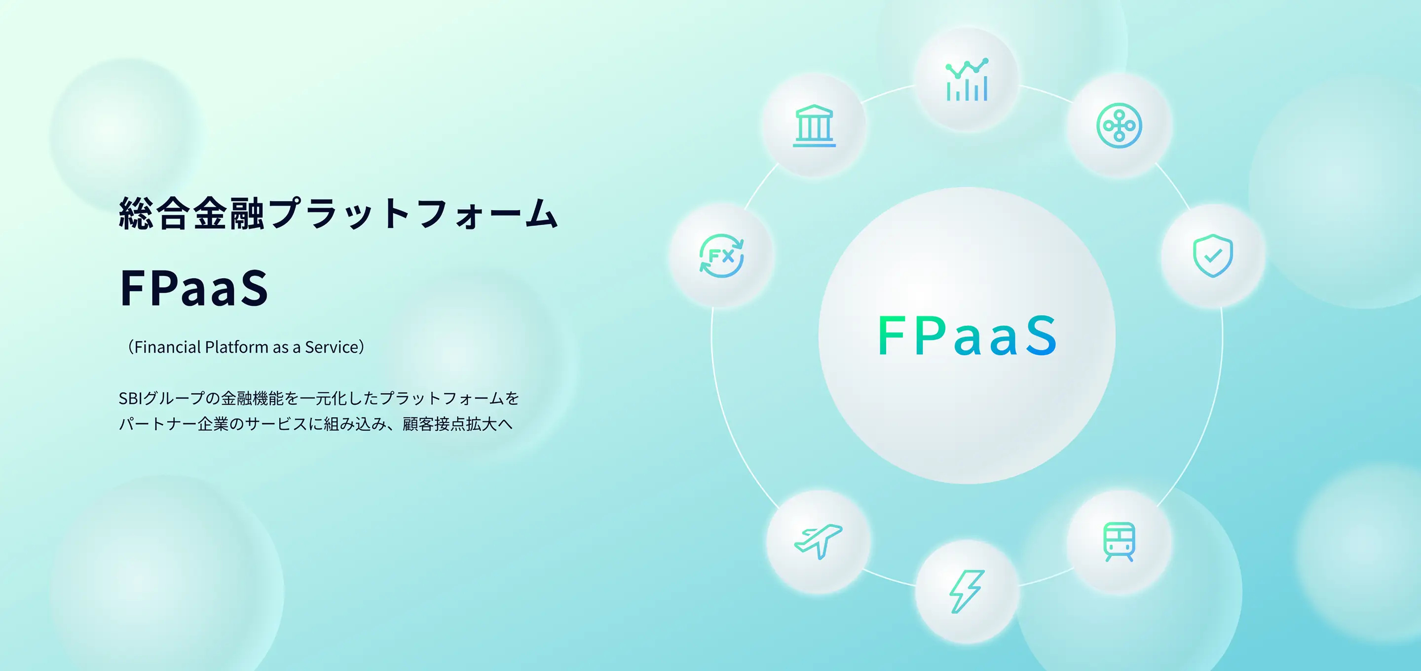 総合金融プラットフォームFPaaSイメージ